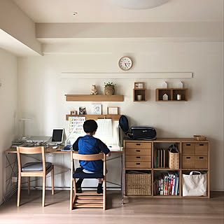 リビング学習 ランドセル置き場のインテリア実例 Roomclip ルームクリップ