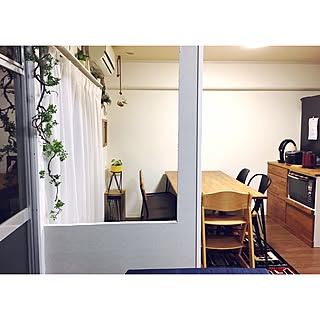 グリーンのある暮らし/リビングからのダイニング/リビングからの眺め/壁解体/解体...などのインテリア実例 - 2017-06-28 20:32:59