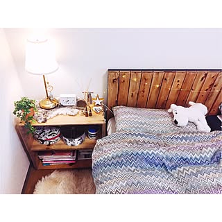 ヘッドボード ヘッドボードdiyのインテリア 手作りの実例 Roomclip ルームクリップ