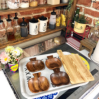 キッチン/フレッツ♡100均/1805新商品/いつもいいね!ありがとうございます♪/フォロワーさんに感謝♡...などのインテリア実例 - 2018-06-02 19:27:07