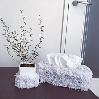100均 ティッシュケースカバーのインテリア実例 Roomclip ルームクリップ