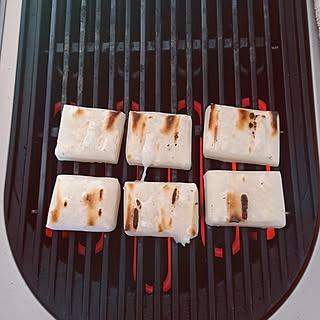 キッチン/喪中です……。/ガゲナウBBQグリル/バーベキューグリル/お餅...などのインテリア実例 - 2018-01-02 09:28:11