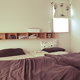 ベッド周り/壁につけられる家具/壁に付けられる家具/IKEA/赤ちゃんのいる暮らし...などのインテリア実例 - 2017-07-09 07:16:53