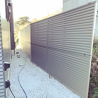 玄関/入り口/フェンス/YKKap/ミエーネフェンス/外構工事中...などのインテリア実例 - 2017-04-04 13:11:31