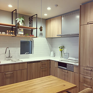 木目調キッチンのインテリア実例 Roomclip ルームクリップ 木目調キッチンのインテリア実例 Roomclip ルームクリップ