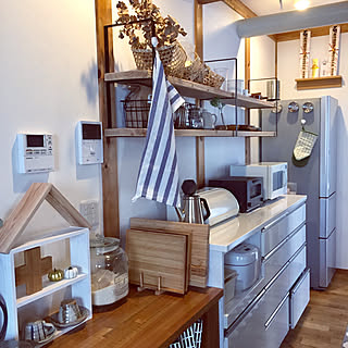 キッチン/神棚/壁に付けられる家具/無印良品/神棚の代用品...などのインテリア実例 - 2018-02-14 16:00:53
