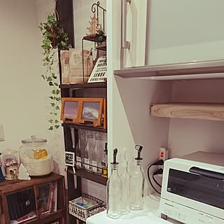 キッチン/雑貨/ニトリ/ガラスジャー/フェイクグリーン...などのインテリア実例 - 2016-12-20 15:10:55