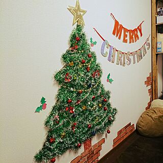 クリスマス 壁面のインテリア実例 Roomclip ルームクリップ