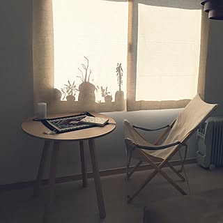 ベッド周り/snow peak chair/エレクトロラックス オイルヒーター/Santa Fe ナバホのラグ/40's navajo rug...などのインテリア実例 - 2015-11-05 11:27:56