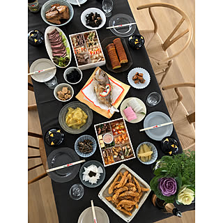 お節料理/テーブルコーディネート/お正月のテーブル/お正月/机のインテリア実例 - 2020-01-03 10:26:44