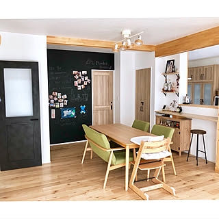 部屋全体/ダイニング/カウンターチェア/カウンターテーブル/キッチンカウンター...などのインテリア実例 - 2019-02-01 22:43:53