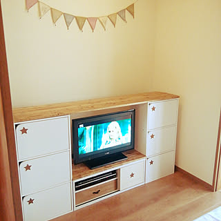 カラーボックス テレビ台のインテリア実例 Roomclip ルームクリップ カラーボックス テレビ台のインテリア実例 Roomclip ルームクリップ