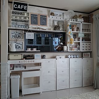 リビング/DIY/cafe風に憧れている/白が好き♡/ゴムの木/セリア...などのインテリア実例 - 2015-03-06 08:10:55
