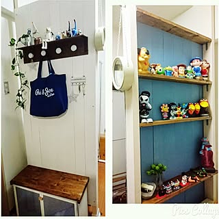玄関 入り口 フィギュア収納のインテリア実例 Roomclip ルームクリップ