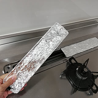 アルミホイルでカバーのインテリア実例 Roomclip ルームクリップ
