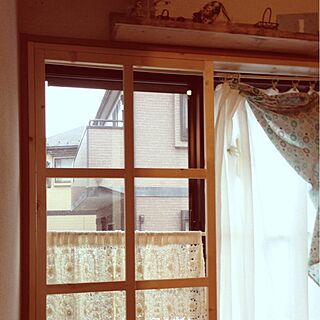 窓枠/手作り窓枠/DIY/お手伝いDIYのインテリア実例 - 2012-11-30 14:27:00
