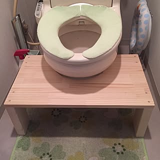 Diy トイレの踏み台のインテリア 手作りの実例 Roomclip ルームクリップ