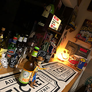 キッチン/GarageDDさんの作品/BAR風/独り言♡/押し逃げお許しを(*T^T)...などのインテリア実例 - 2018-06-23 00:32:16
