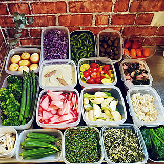 キッチン/１K/作り置きおかず/ワンルーム/一人暮らし...などのインテリア実例 - 2019-11-29 06:55:24