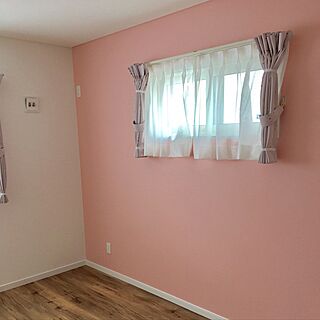 ピンクの壁 サンゲツ壁紙のインテリア実例 Roomclip ルームクリップ