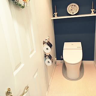 バス/トイレ/TOTO/マンション暮らし/トイレットペーパーホルダー/トイレの床...などのインテリア実例 - 2017-06-27 07:48:07