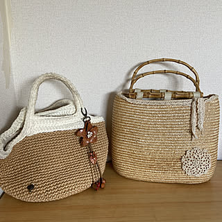 麻紐バッグ編みましたのインテリア実例 | RoomClip(ルームクリップ) 販売売り出し 専用♡麻紐編みミニチュアバケツ&ほうき その他