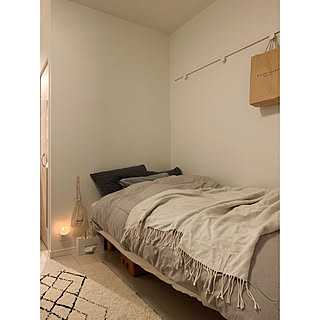 ニトリ 無印良品ベッドのインテリア実例 Roomclip ルームクリップ