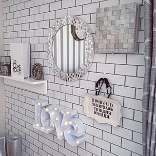 フランフラン ミラー壁掛けのインテリア実例 Roomclip ルームクリップ