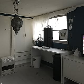 部屋全体/ホワイトの壁と天井/ミックススタイル/セルフペイント/いいね&コメント&フォロー感謝♡...などのインテリア実例 - 2017-07-03 05:56:40
