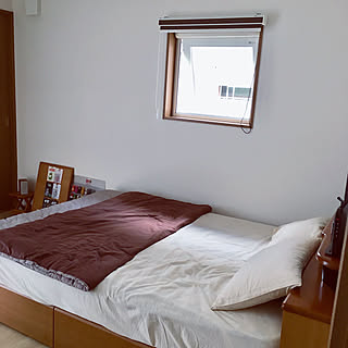 一人暮らし/1K/1K 1人暮らし/1K ひとり暮らし/ベッド周りのインテリア実例 - 2019-08-14 00:59:25