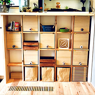 ベニヤ板 フラップ扉diyのインテリア 手作りの実例 Roomclip ルームクリップ