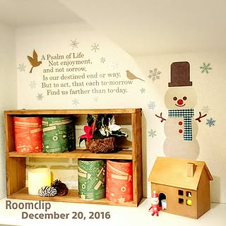 バス/トイレ/クリスマス/雑貨/セリア/ダイソー/冬のディスプレイ...などのインテリア実例 - 2016-12-20 16:55:12