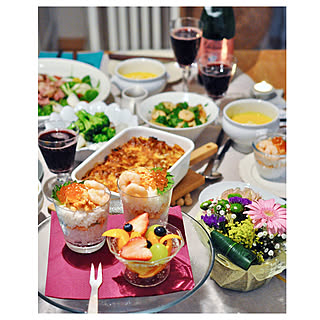 机/おうちごはん/誕生日ディナー/器/息子の誕生日...などのインテリア実例 - 2018-12-17 08:23:14