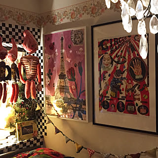 市松模様壁紙のインテリア実例 Roomclip ルームクリップ