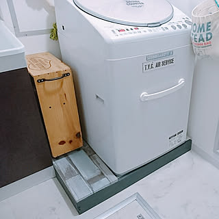 バス/トイレ/洗濯パンカバーDIY/DIY初心者/キレイにしたし今でしょ(笑)/1×4...などのインテリア実例 - 2017-11-08 14:39:07