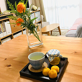 花のある暮らし/ゆず茶/IKEAのダイニングテーブル/〇〇のある暮らし/社宅...などのインテリア実例 - 2020-01-22 10:11:13
