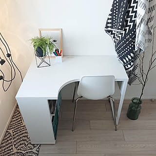 机/寝室/デスク/勉強机/山善...などのインテリア実例 - 2020-02-23 21:12:19