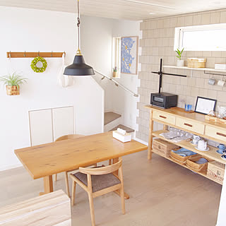 部屋全体/アアルトベース/マリメッコ/ダイニングテーブル&チェア/コーヒーカウンター...などのインテリア実例 - 2017-07-22 06:59:17