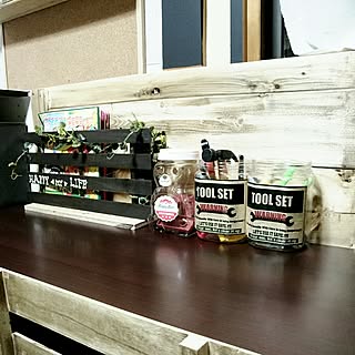 机/男前とナチュラルMIX/こどもと暮らす。/男前もナチュラルもどっちも好き/家にあるもので可愛い雑貨...などのインテリア実例 - 2016-10-16 10:04:04