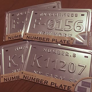 リビング/セリア/ブリキナンバープレート/新商品/セリア新商品のインテリア実例 - 2015-07-26 07:42:58