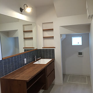 洗面所カウンターのインテリア実例 Roomclip ルームクリップ