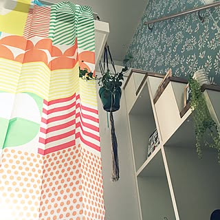 壁/天井/観葉植物/グリーンのある暮らし/観葉植物のある部屋/アクセントクロス...などのインテリア実例 - 2016-05-13 13:40:16
