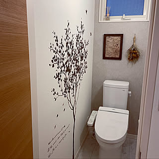 トイレの壁 スワッグのインテリア実例 Roomclip ルームクリップ