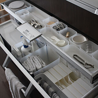 キッチン/無印良品/整理整頓/整理収納/キッチン収納...などのインテリア実例 - 2018-12-14 22:15:53