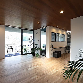 カフェ風 天井板張りのインテリア実例 Roomclip ルームクリップ