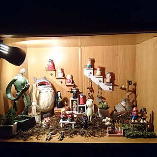 棚 ジブリグッズのインテリア実例 Roomclip ルームクリップ