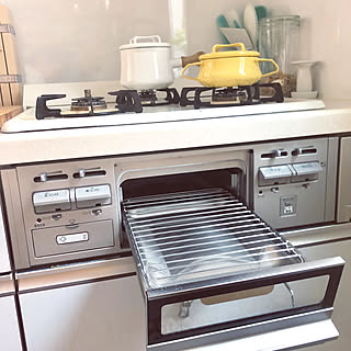 キッチン/実験器具/宣伝文句に負けた/グリルは使わない派でした/ガスコンログリルは使わない派だった...などのインテリア実例 - 2018-10-04 10:00:27