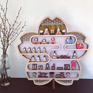 お雛様/春色のおひなちゃん/ひな祭り/go slow and smile/interior...などのインテリア実例 - 2020-02-17 10:51:27