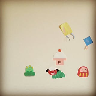 壁/天井/お正月/雑貨/手作り/子供...などのインテリア実例 - 2014-12-28 12:36:21