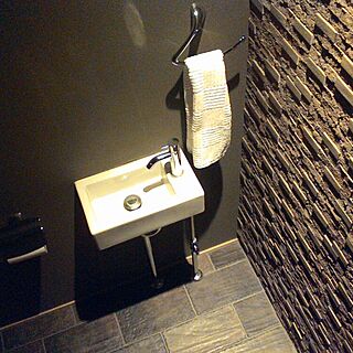 ダークなトイレのインテリア実例 Roomclip ルームクリップ